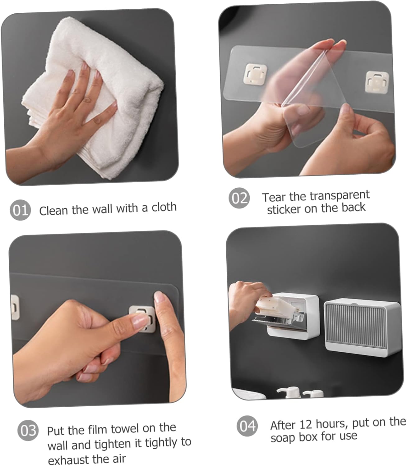 HOOTNEE 60 Swing Open Soap Dish Holder