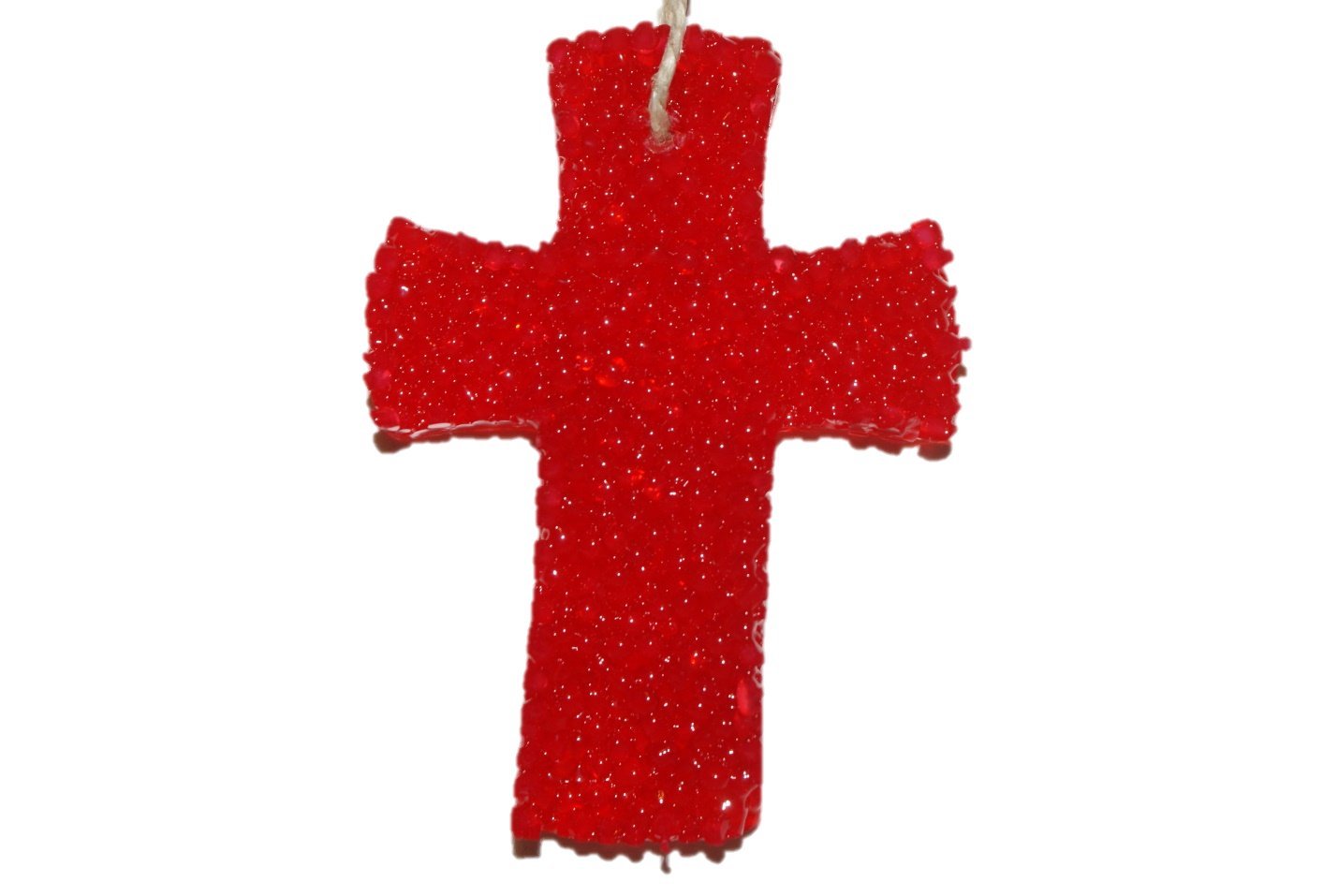 ChicWick Car Candle with Fiery Cross Design