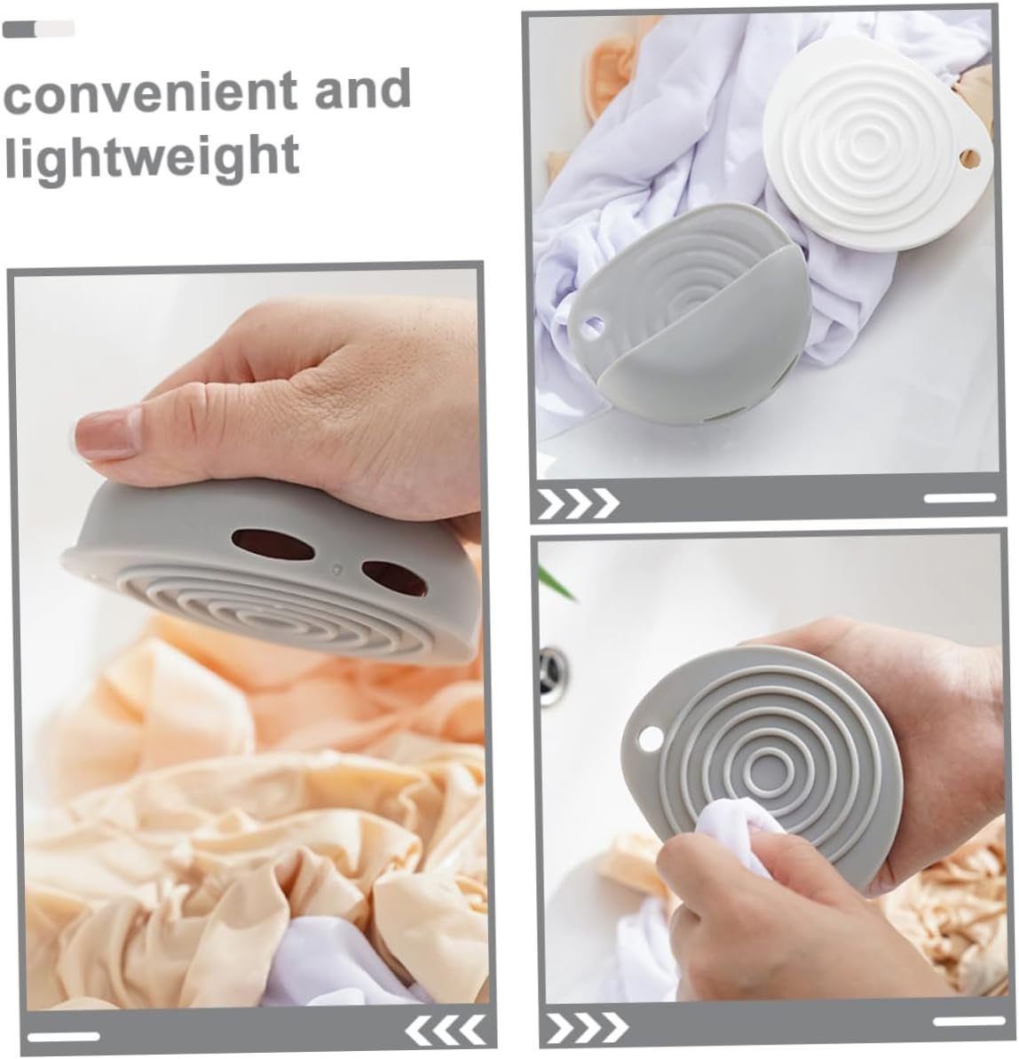 ABOOFAN Portable Bathroom Soap Holder with Washboard