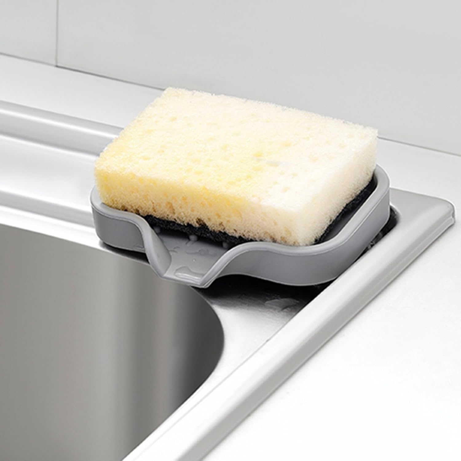 Curfair Soap Dish with Suction Cup and Quick-Dry Design