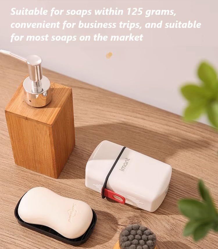 Travel Soap Box Holder with Leakproof Cover 1