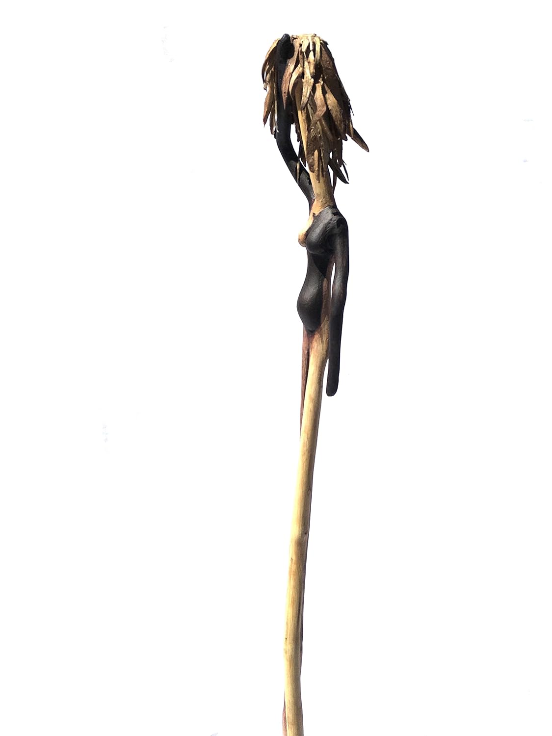Handmade 3 Feet Tall Driftwood Girl Sculpture