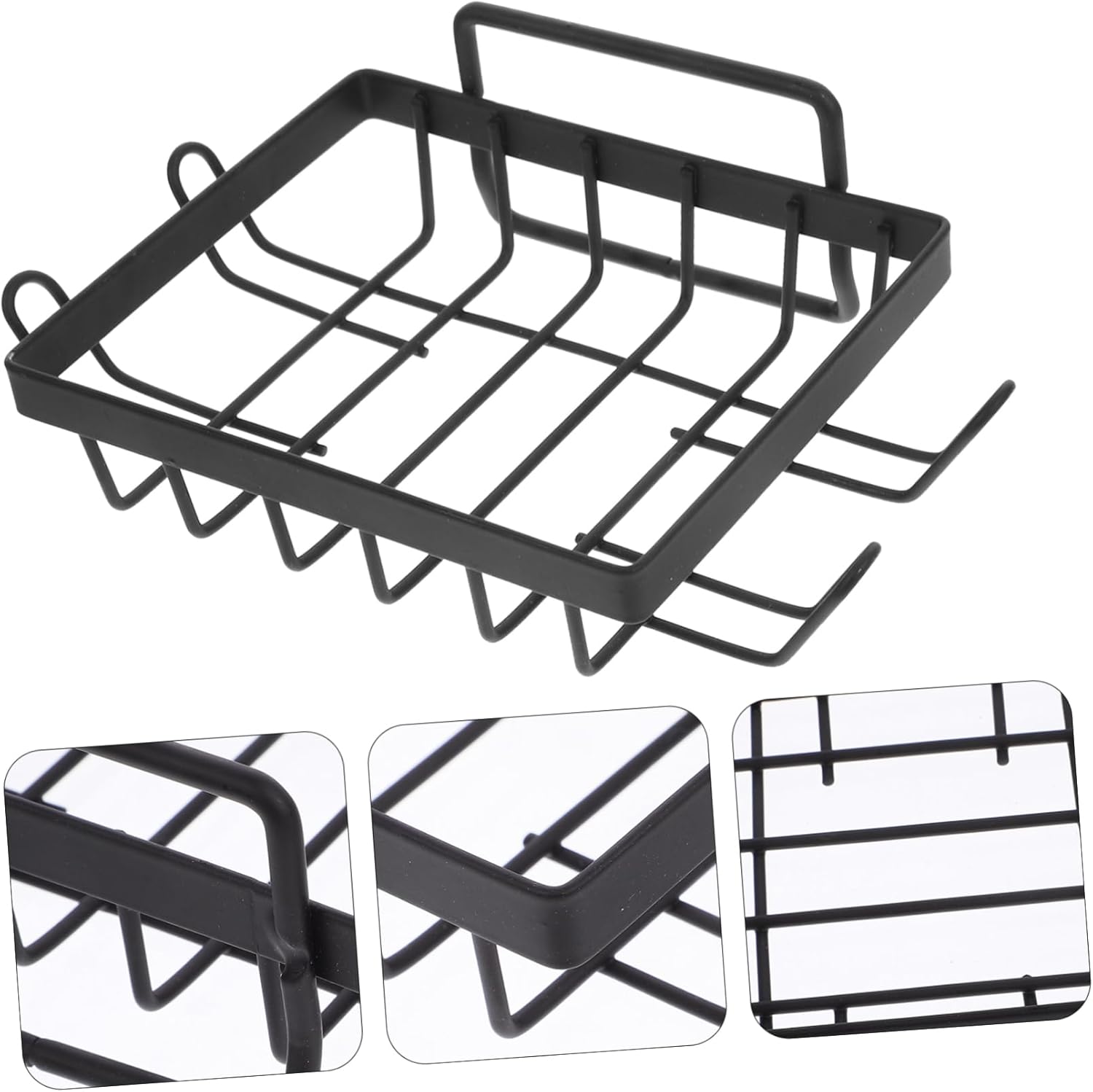 LIFKOME Wall Mounted Soap Dish with Drainage