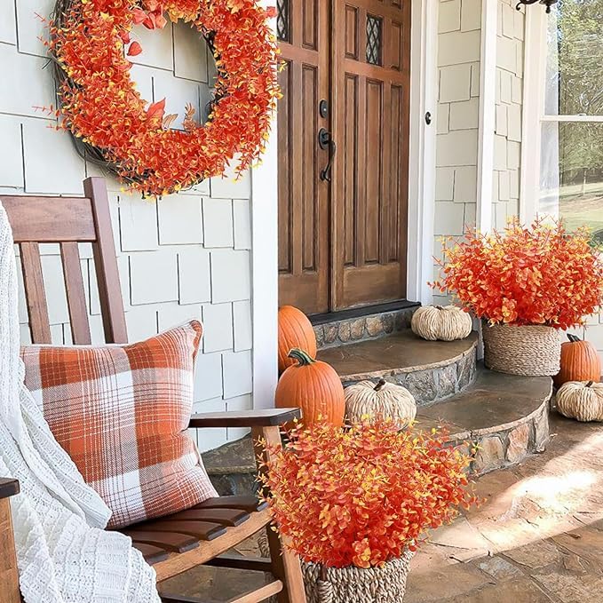 Summer Flower 10pcs Artificial Fall Boxwood Decor