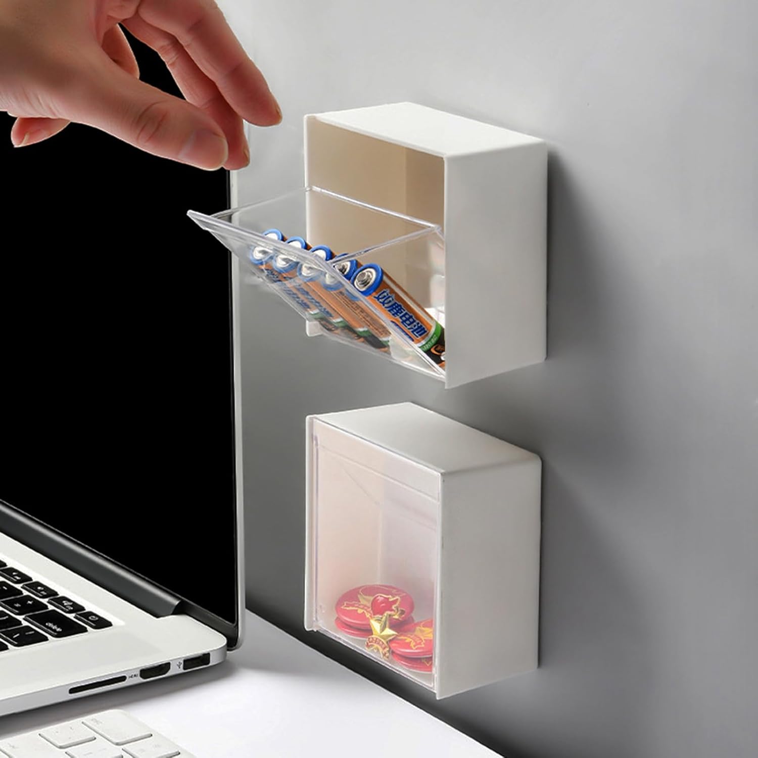 Creative Wall Hanging Storage Box for Cotton Swabs and Dental Floss