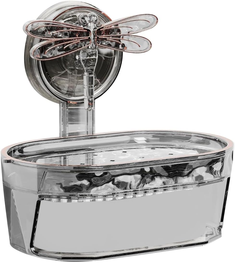 BILIKEYU Wall Mounted Double Layer Soap Dish Holder