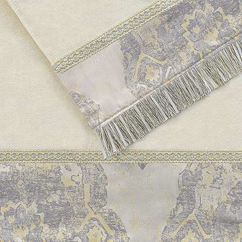 Loom and Mill Luxury Velour Cotton Towel Set 3-Piece