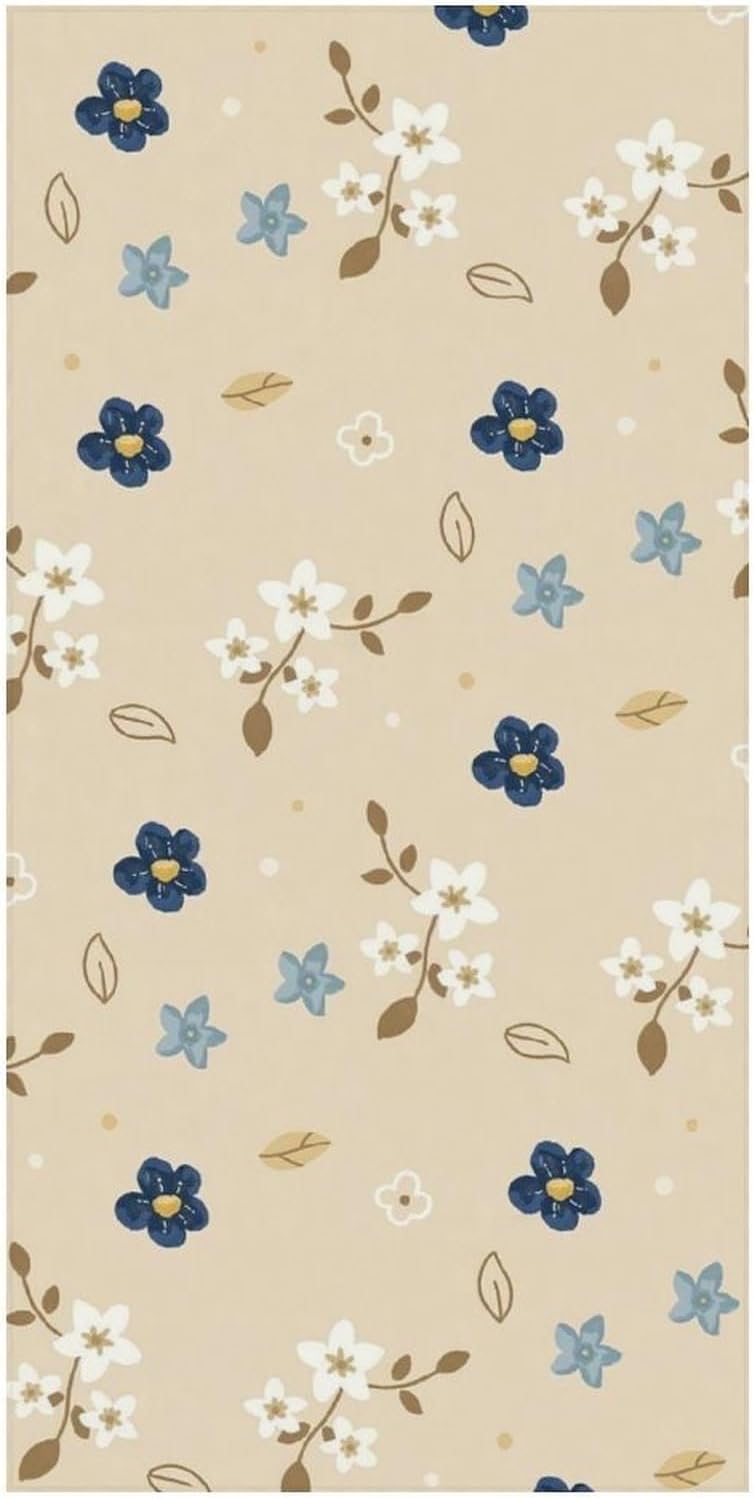 Fluffy Watercolor Spring Flowers Beach Towel 32x64 Inch