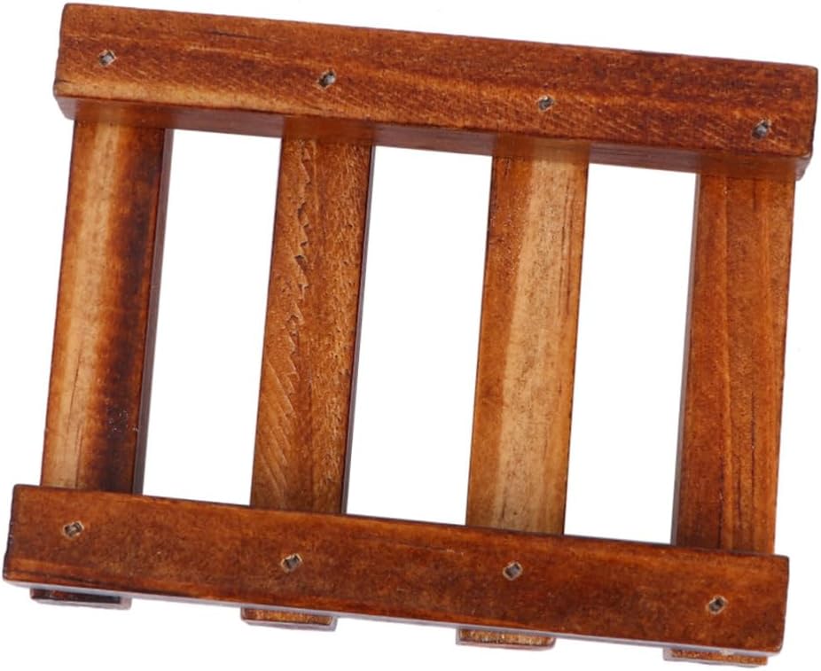 COOLHIYA Maple Wooden Soap Dish Holder for Bathroom Kitchen and Shower