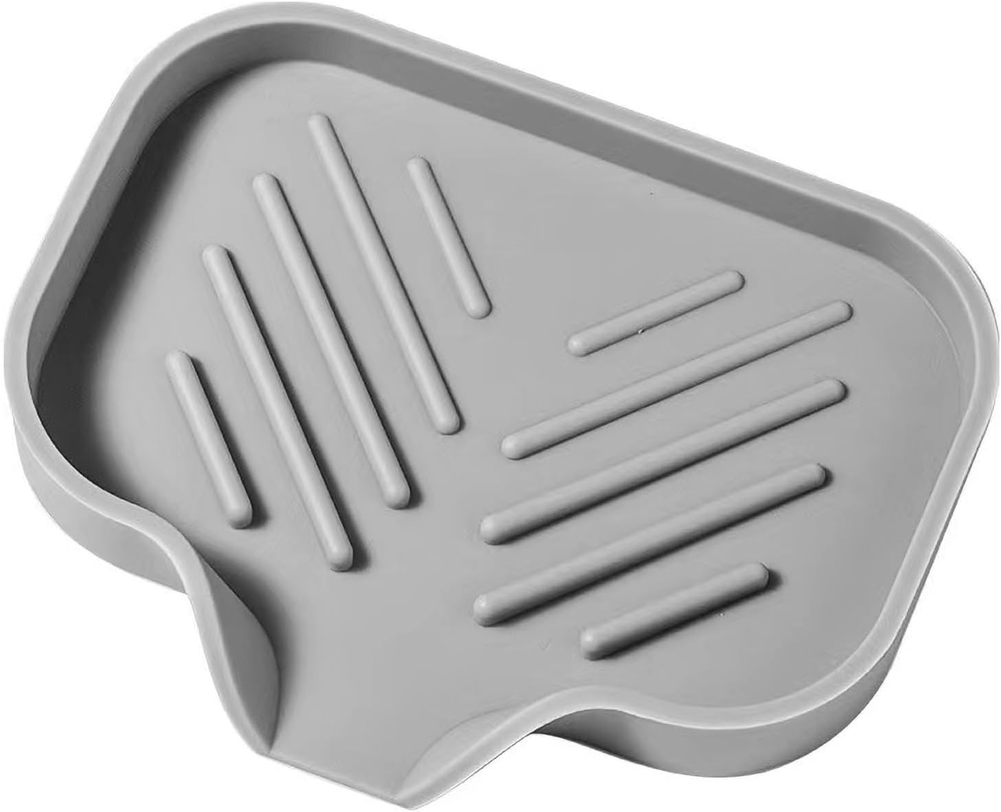 Durable Silicone Soap Dish with Drain Spout