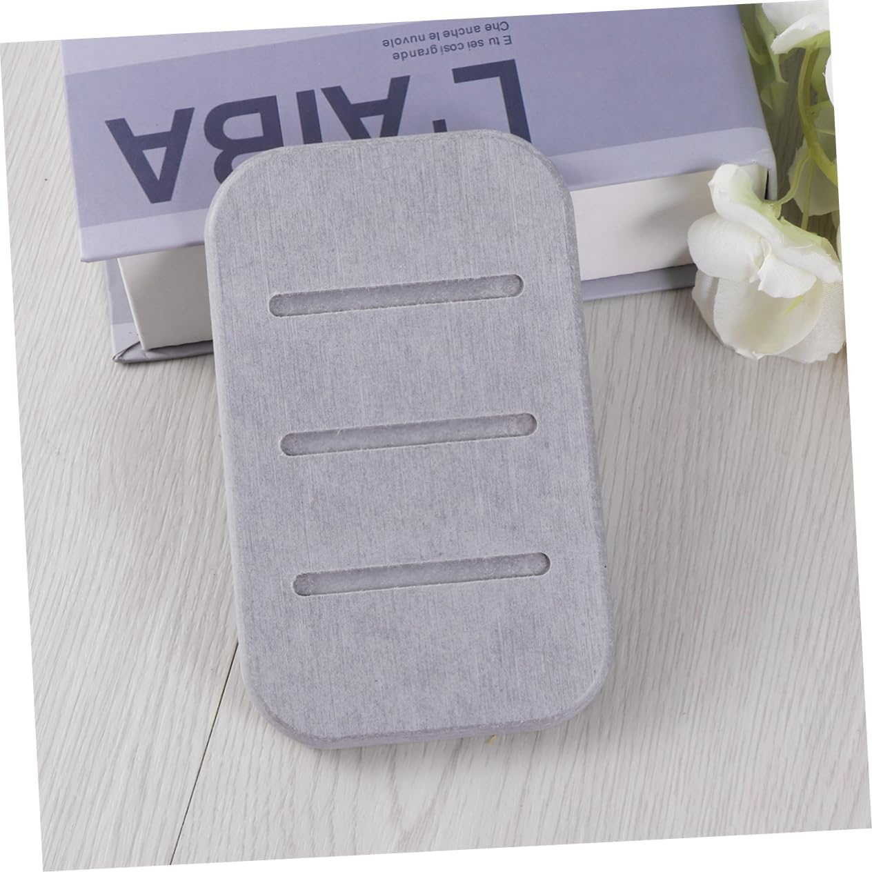 Ciieeo Diatomite Soap Dish Quick Dry Holder