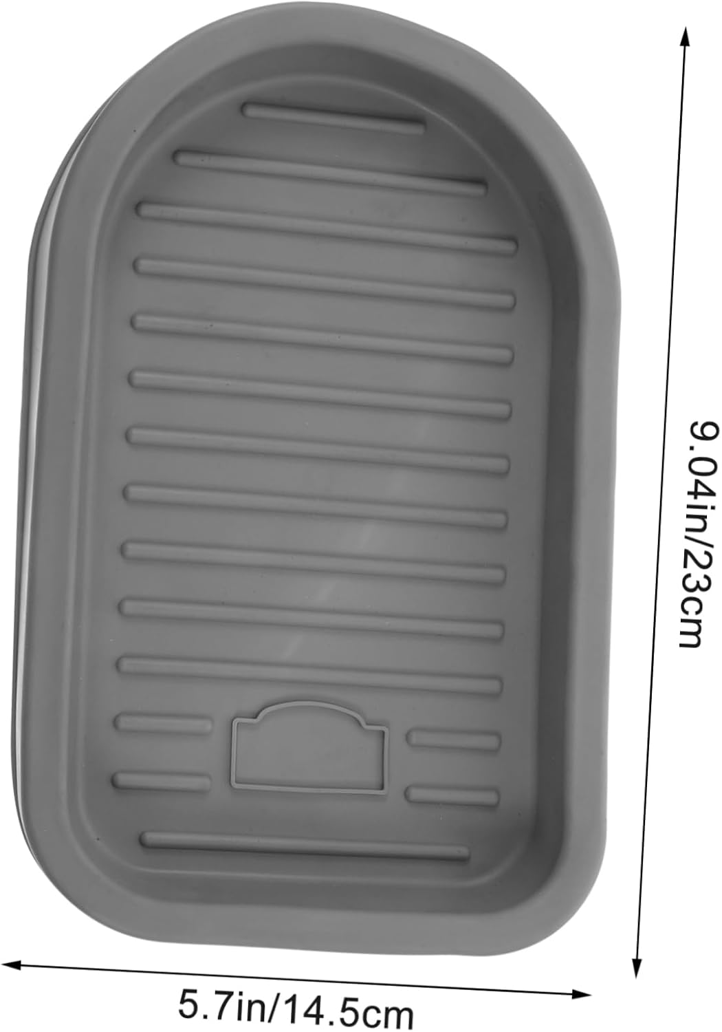 Alipis Drain Box Storage Mat for Sink TPR Soap Dish Holder