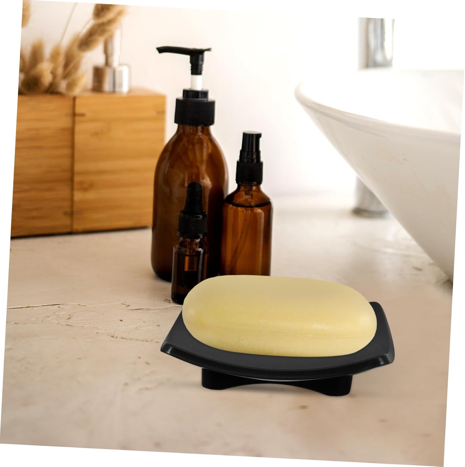 RORPOIR Large Bar Soap Holder Non-Slip Elegant Bathroom Accessory