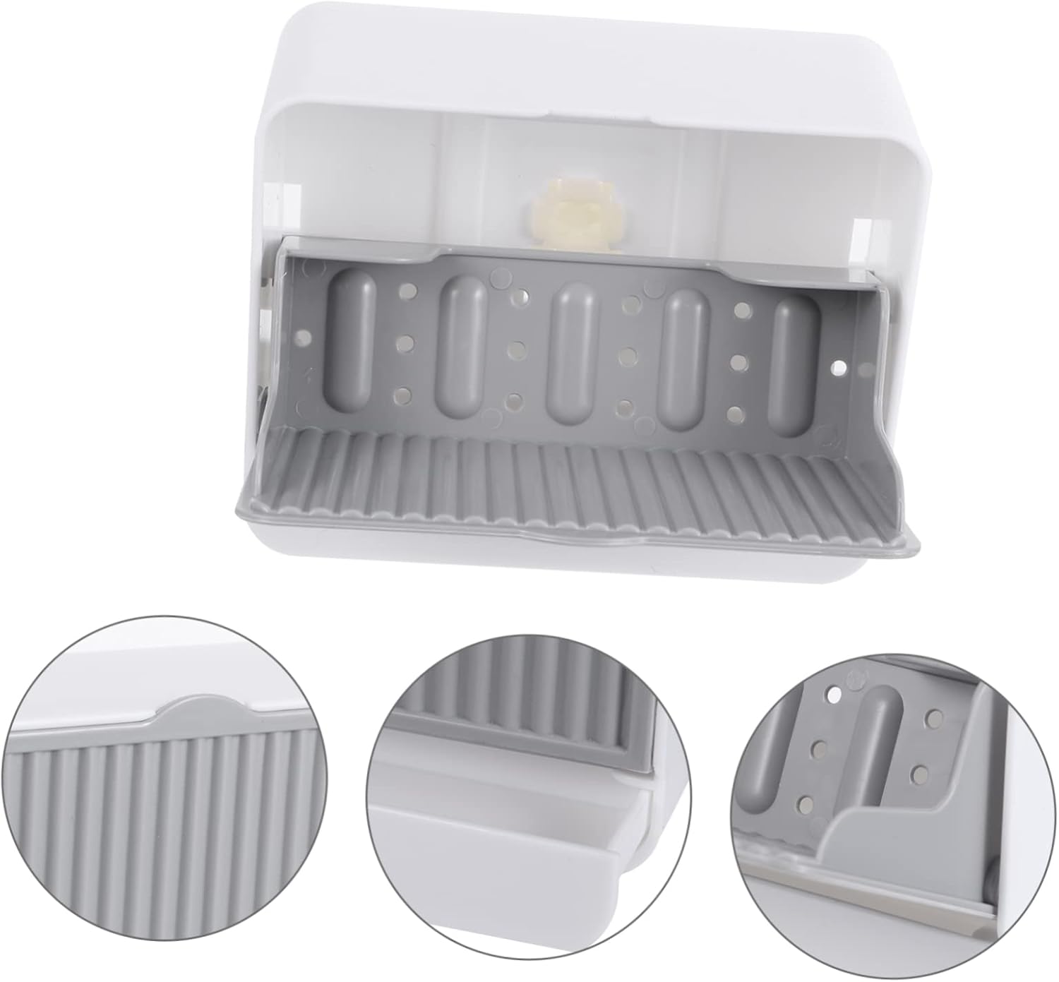 HOOTNEE 60 Swing Open Soap Dish Holder