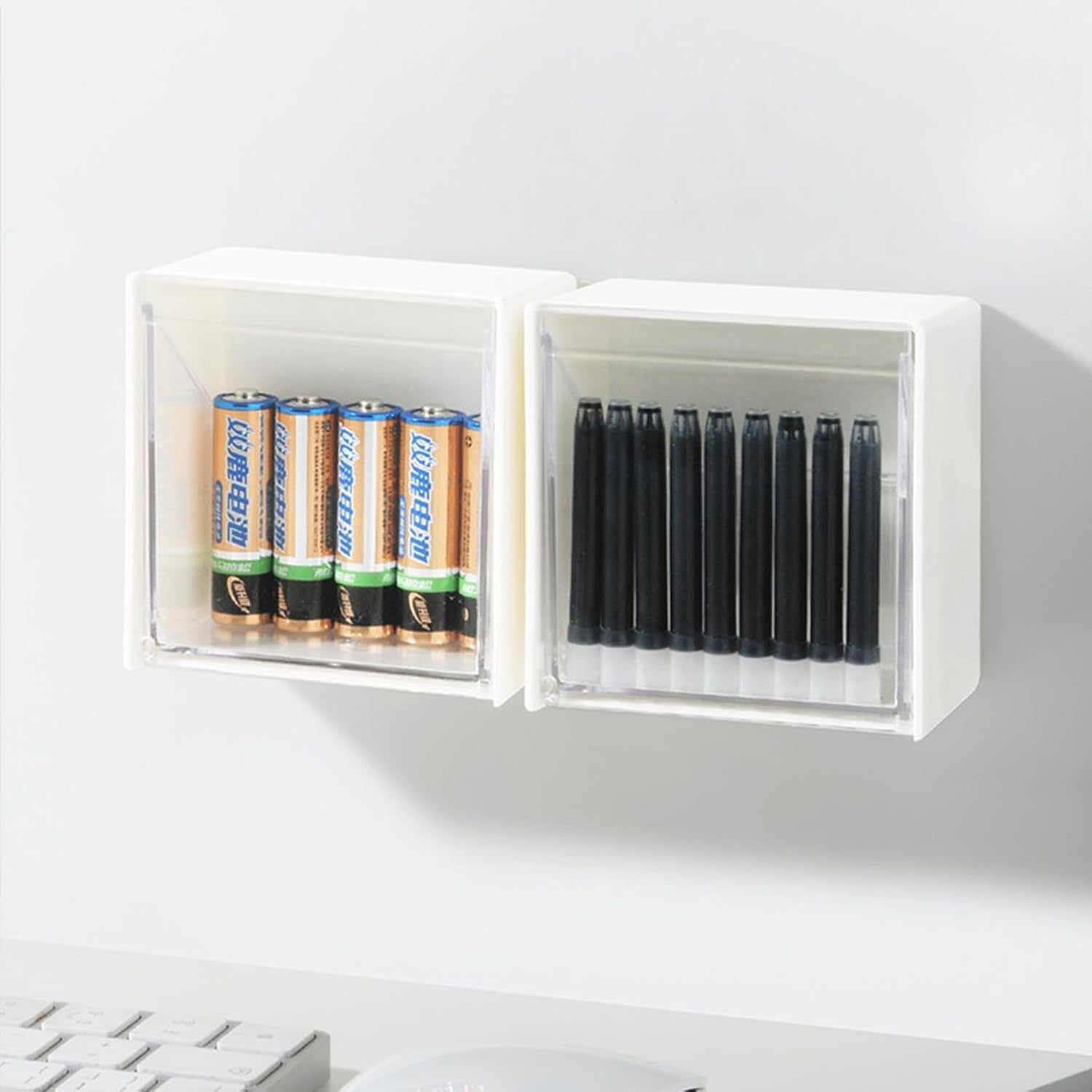 Creative Wall Hanging Storage Box for Cotton Swabs and Dental Floss