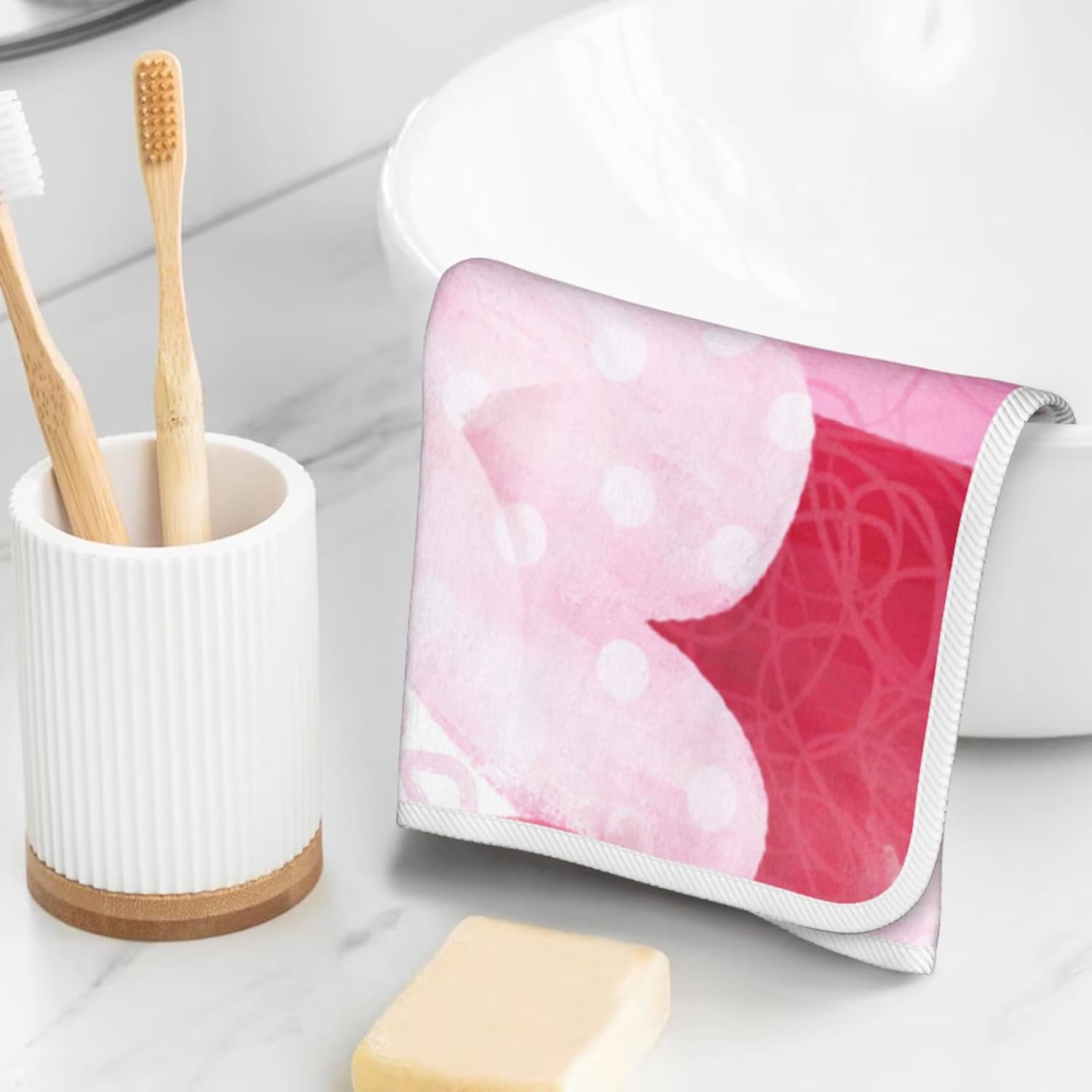 Custom Personalized Coral Velvet Bath Towels - 16 x 28