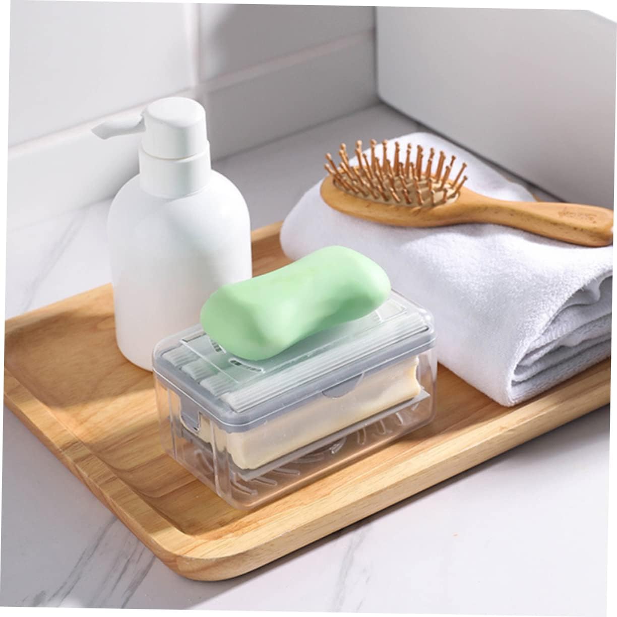 VOSAREA Multi-Functional Soap Holder for Travel and Home Use
