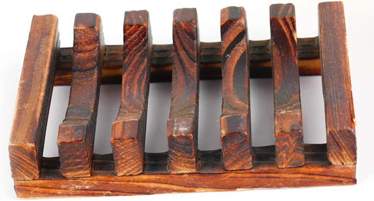 ETHZZLE Carbonized Soap Dish Holder for Kitchen Bathroom