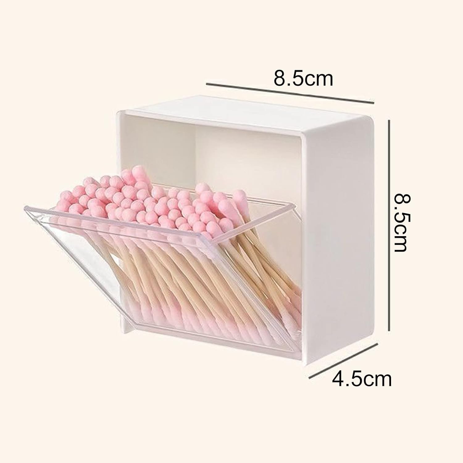 Bluelans Bathroom Organizer Qtips Cotton Balls Swabs Hair Band Holder
