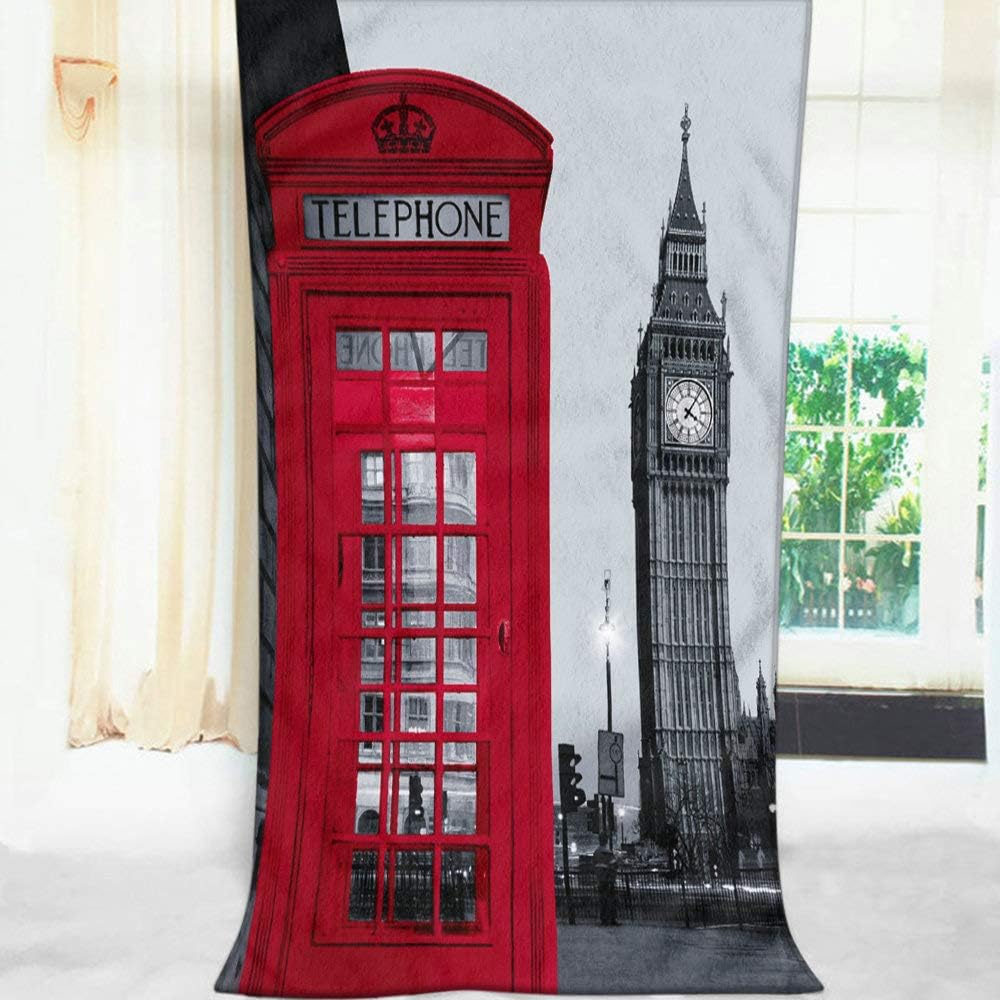 Moslion Comfy Bath Towel 64x32 Inches Large Size