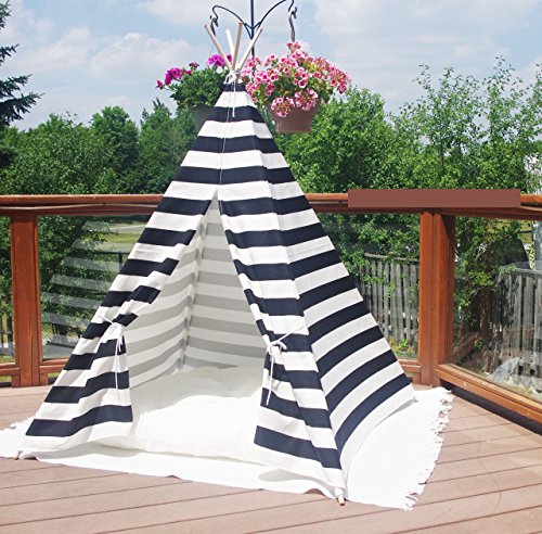 Heavy Duty Kids Teepee Tent 3 Sizes Playhouse Fort
