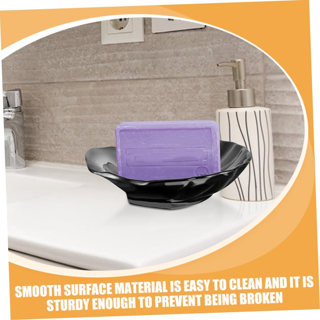 PRETYZOOM Shell Soap Dish 2pcs Bar Soap Holder for Shower Bathroom 1