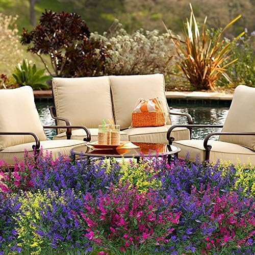 ArtBloom 8 Bundles Artificial Lavender Flowers
