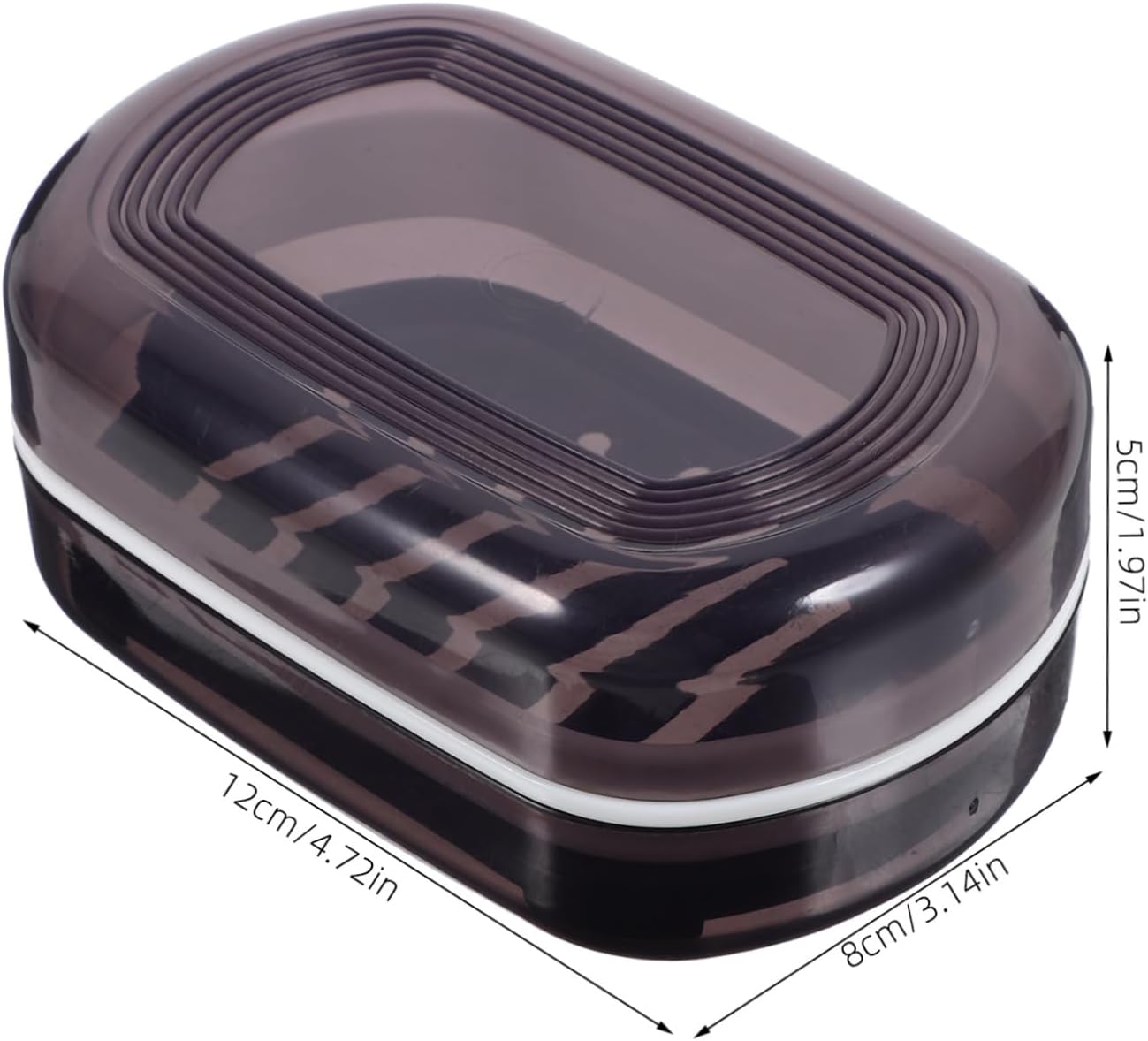 BRIGHTFUFU Travel Soap Container with Lid