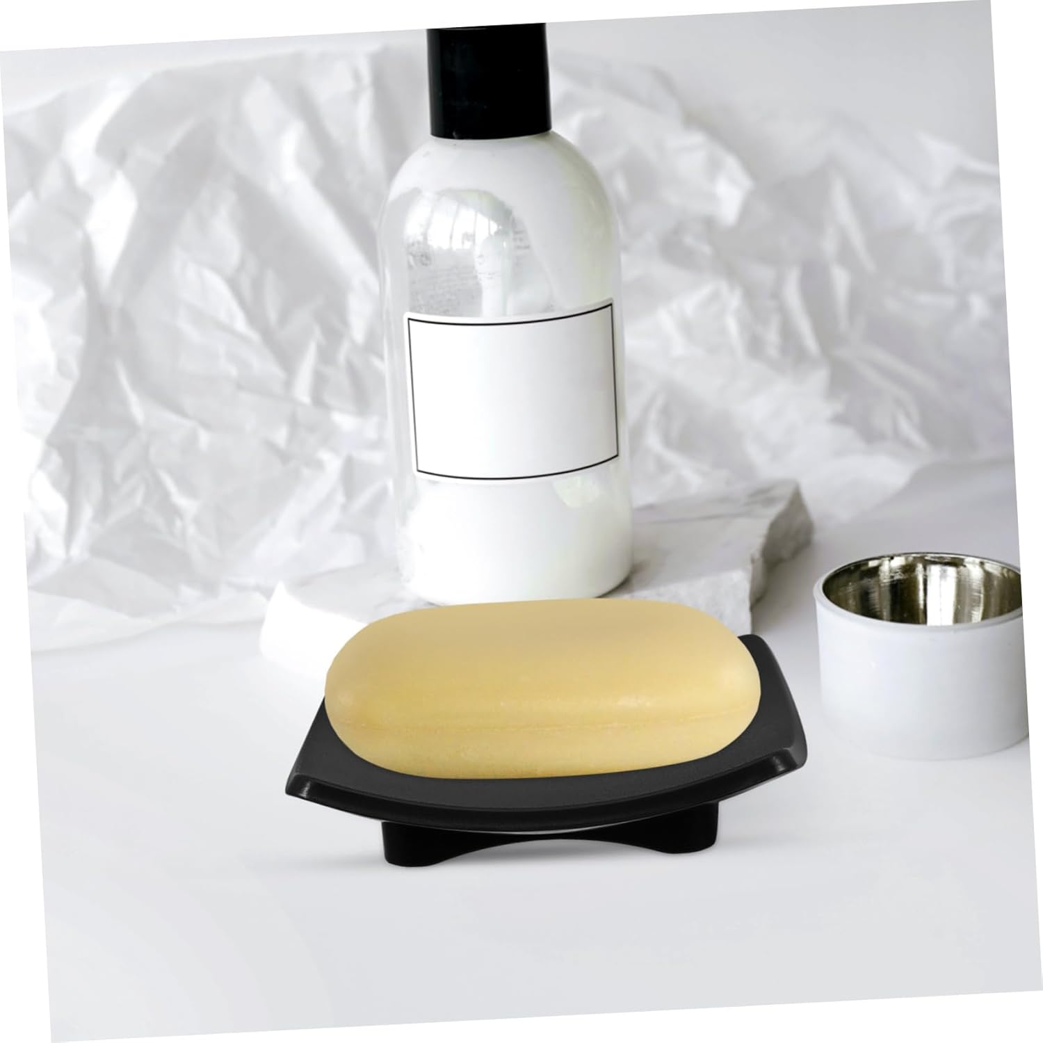 CATIEBYE Shower Soap Holder with Sponge Drainage