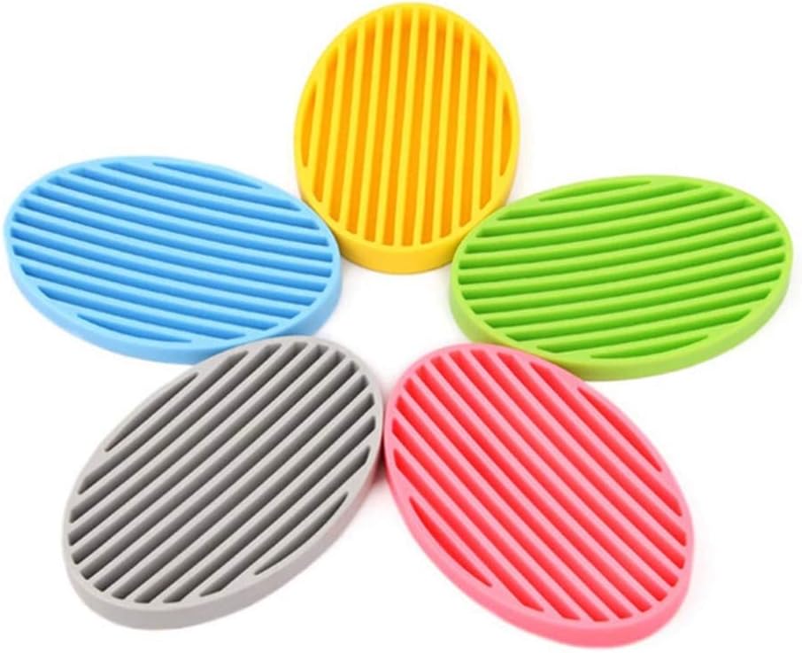 TOPBATHY 2pcs Colorful Soap Tray Holder