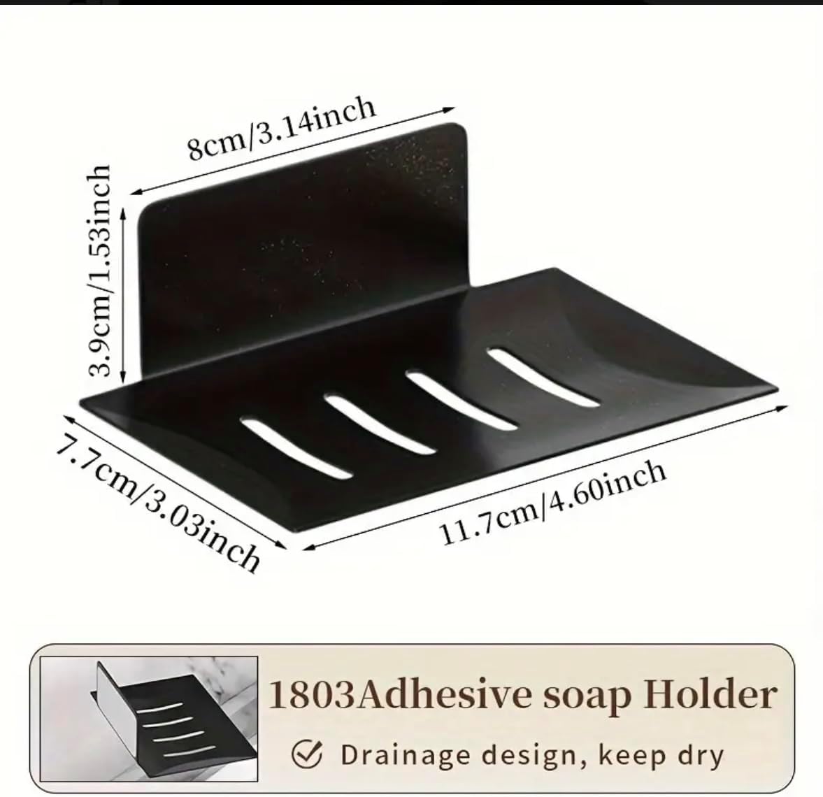 Sturdy Suction Cup Soap Dish Holder