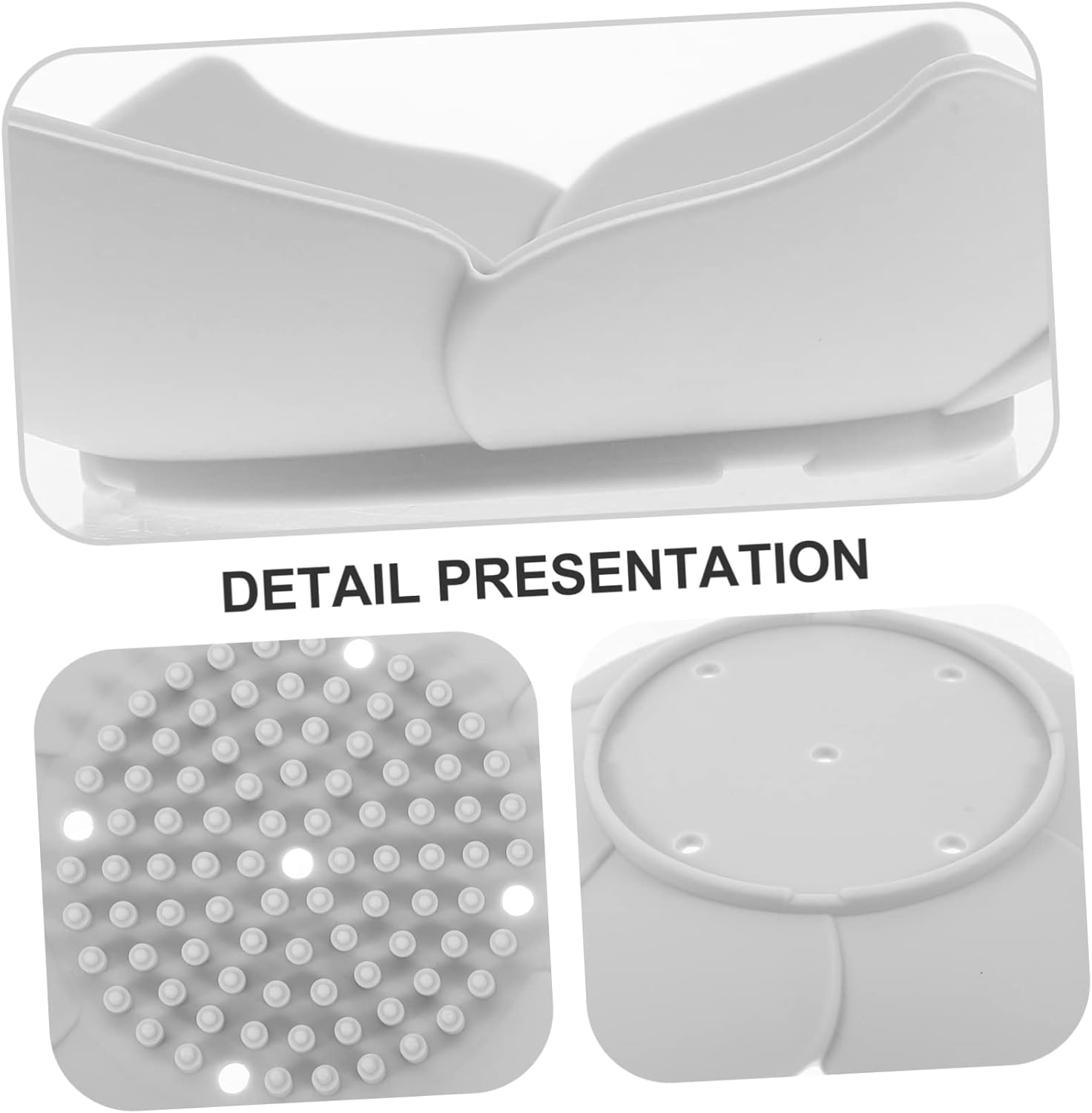 Self-Draining Silicone Flower Soap Dish Holder 1