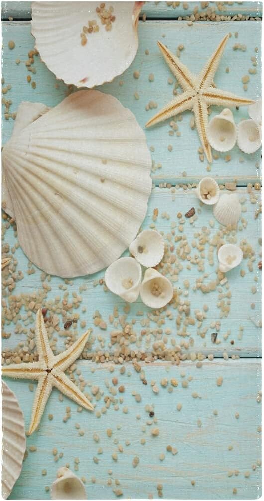 Giwawa Seashell Starfish Towel Set of 2 283x144in