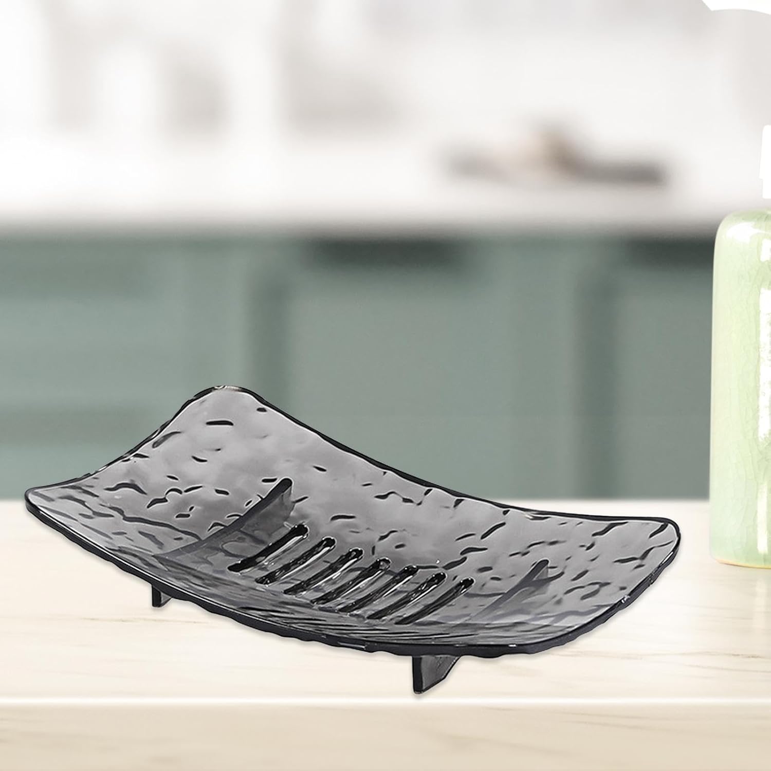 Non-Slip Soap Tray with Drain Hole for Family Travel Gym