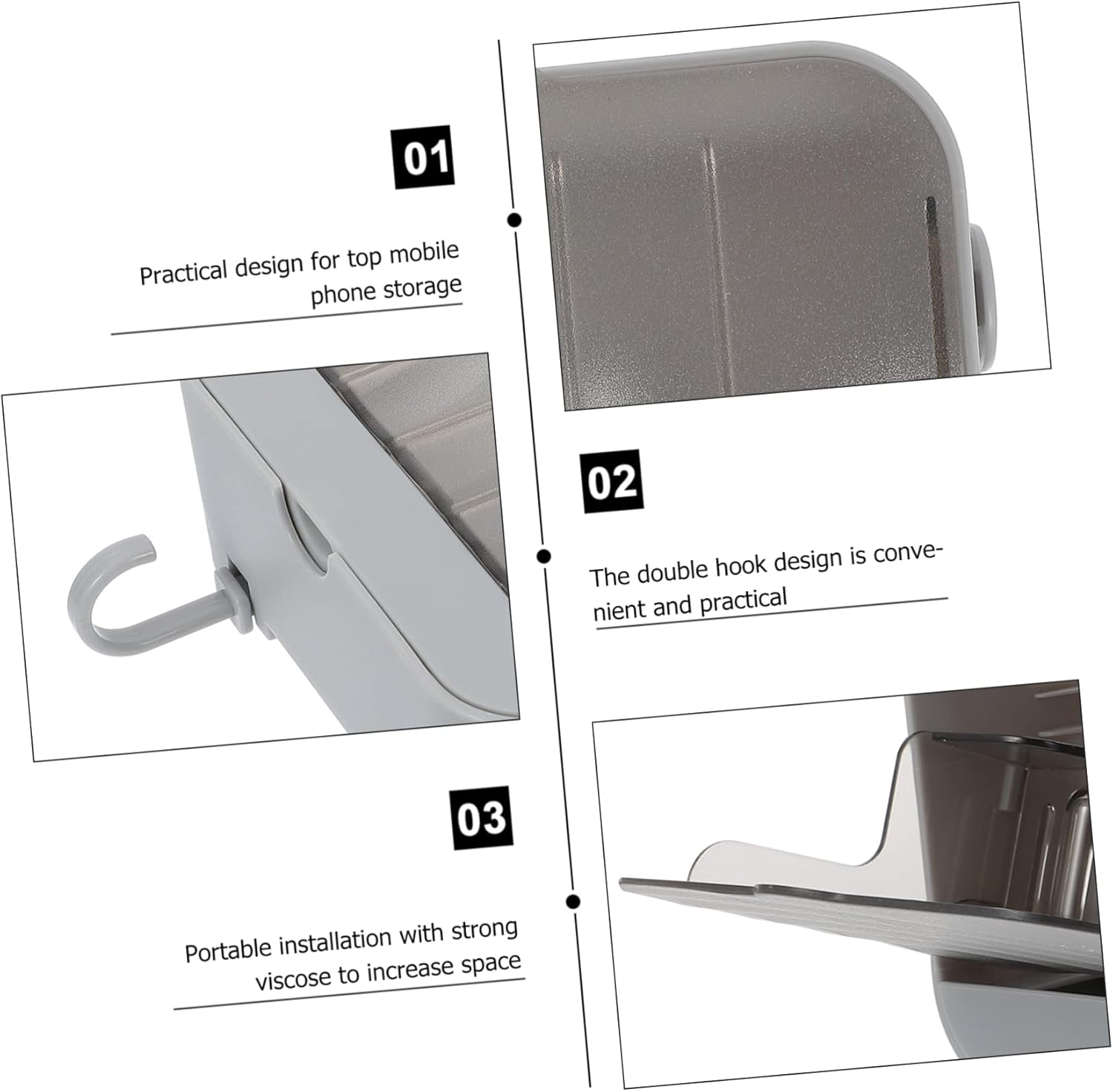MAGICLULU Waterproof Wall-Mounted Soap Dish Holder