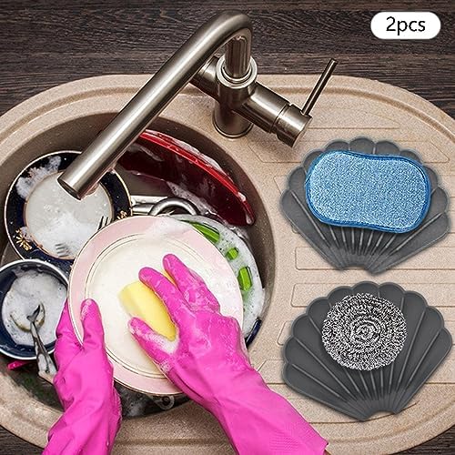 2Pcs Drain Silicone Soap Box Deflecting Soap Dish Non Slip Soap Mat