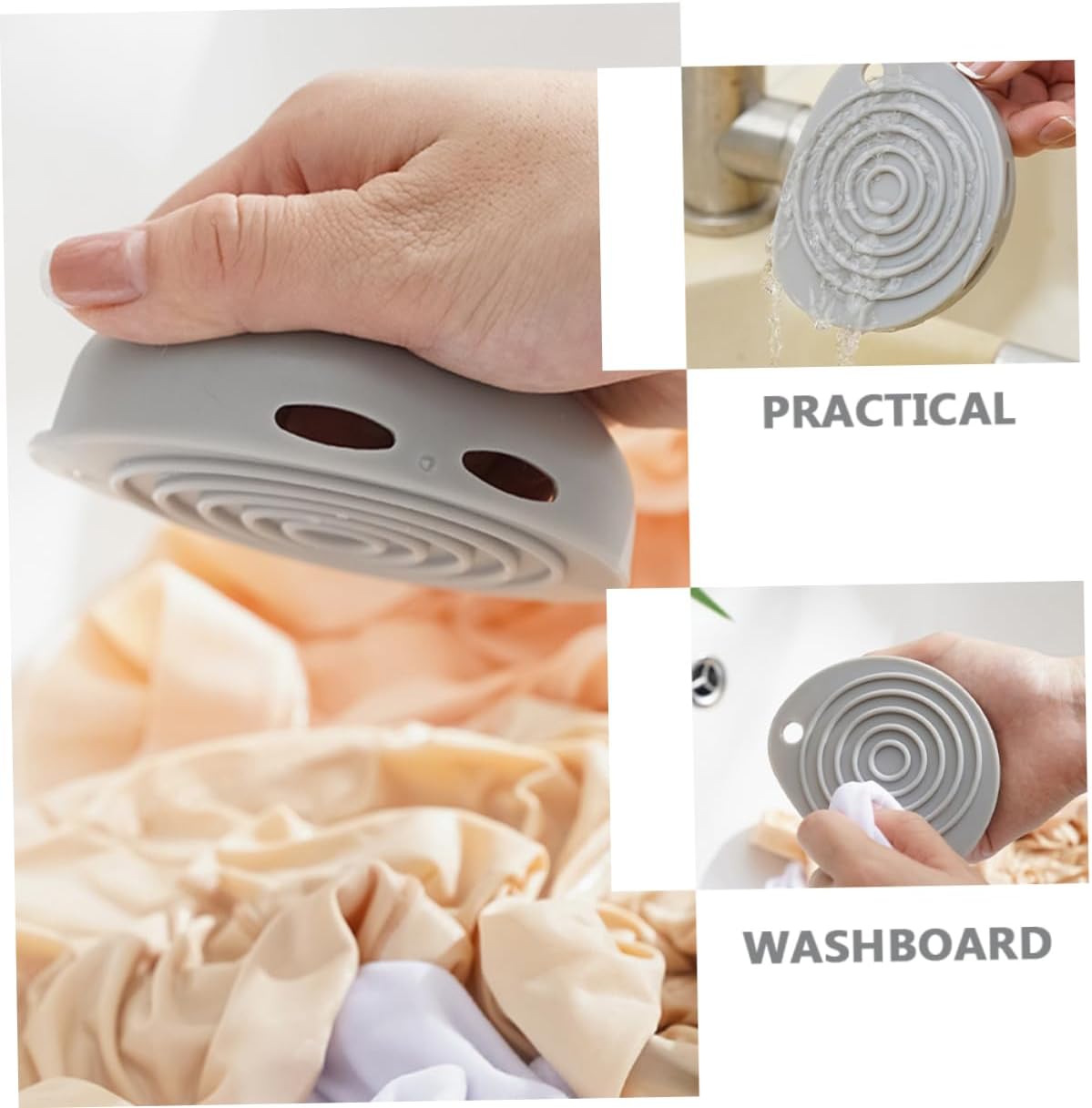Yardenfun Compact Soap Drainage Holder with Washboard