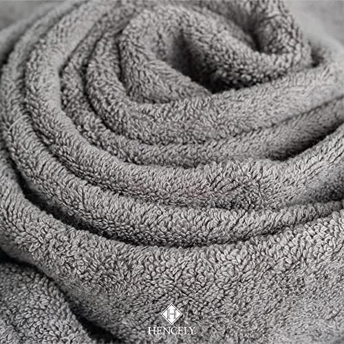 Hencely 6-Piece Bath Towel Set - Gray 1
