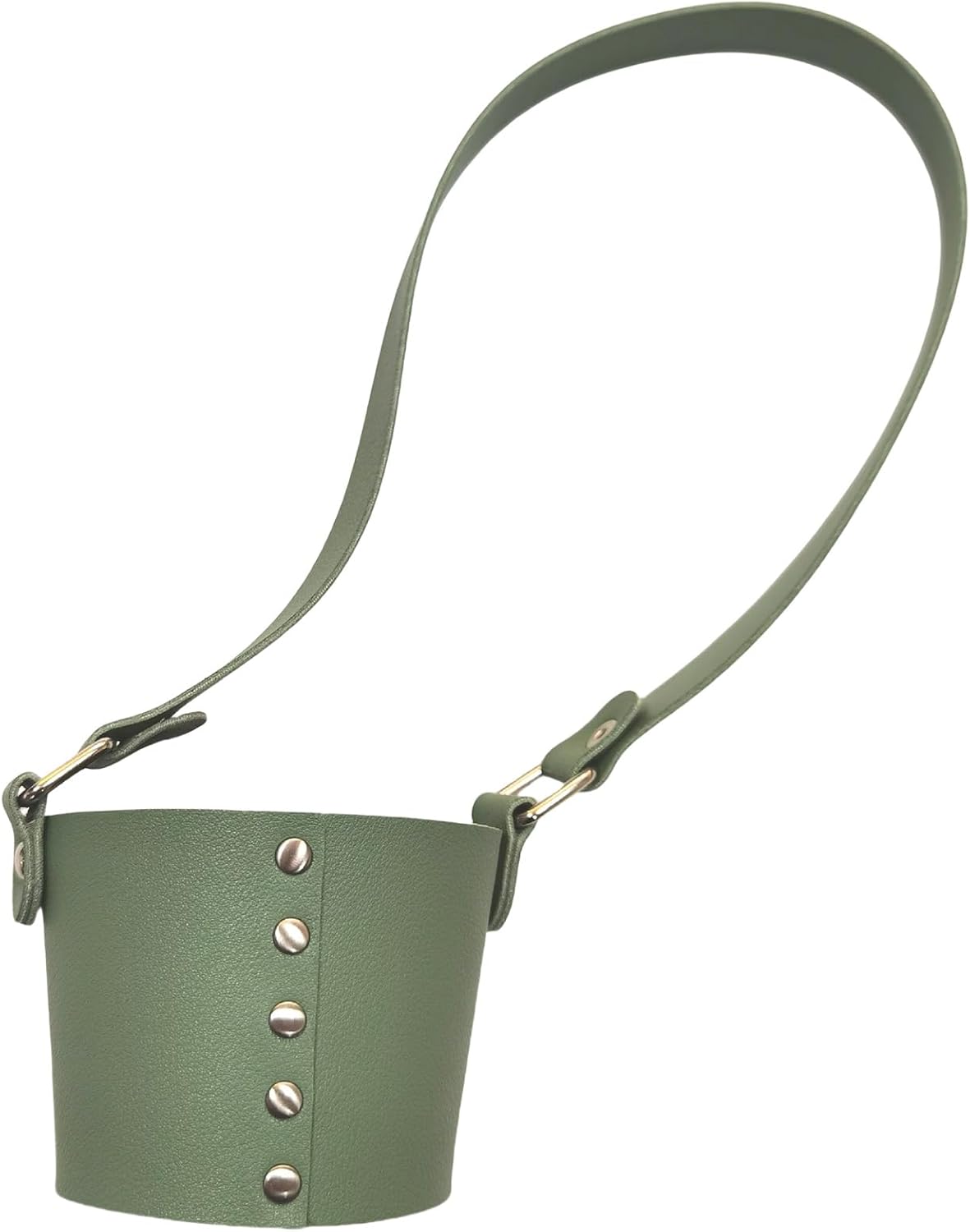 Wengjack Leather Coffee Sleeve Cup Holder Outdoor Portable