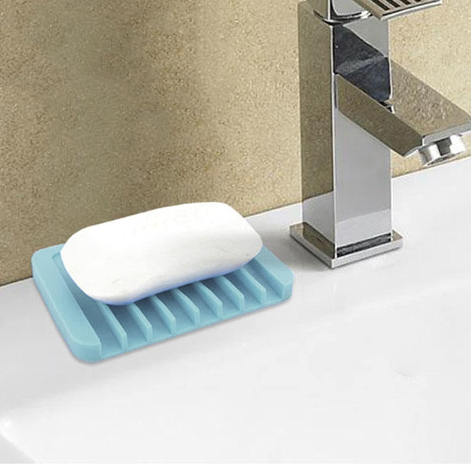 Handmade Silicone Soap Dish with Hollow Drainage