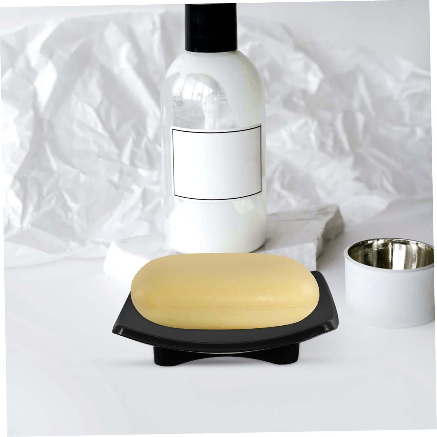PRETYZOOM Elegant Soap Holder for Bathroom and Kitchen