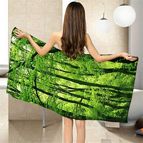 Moslion Tropical Rainforest Bath Towel 64x32 Inches 1