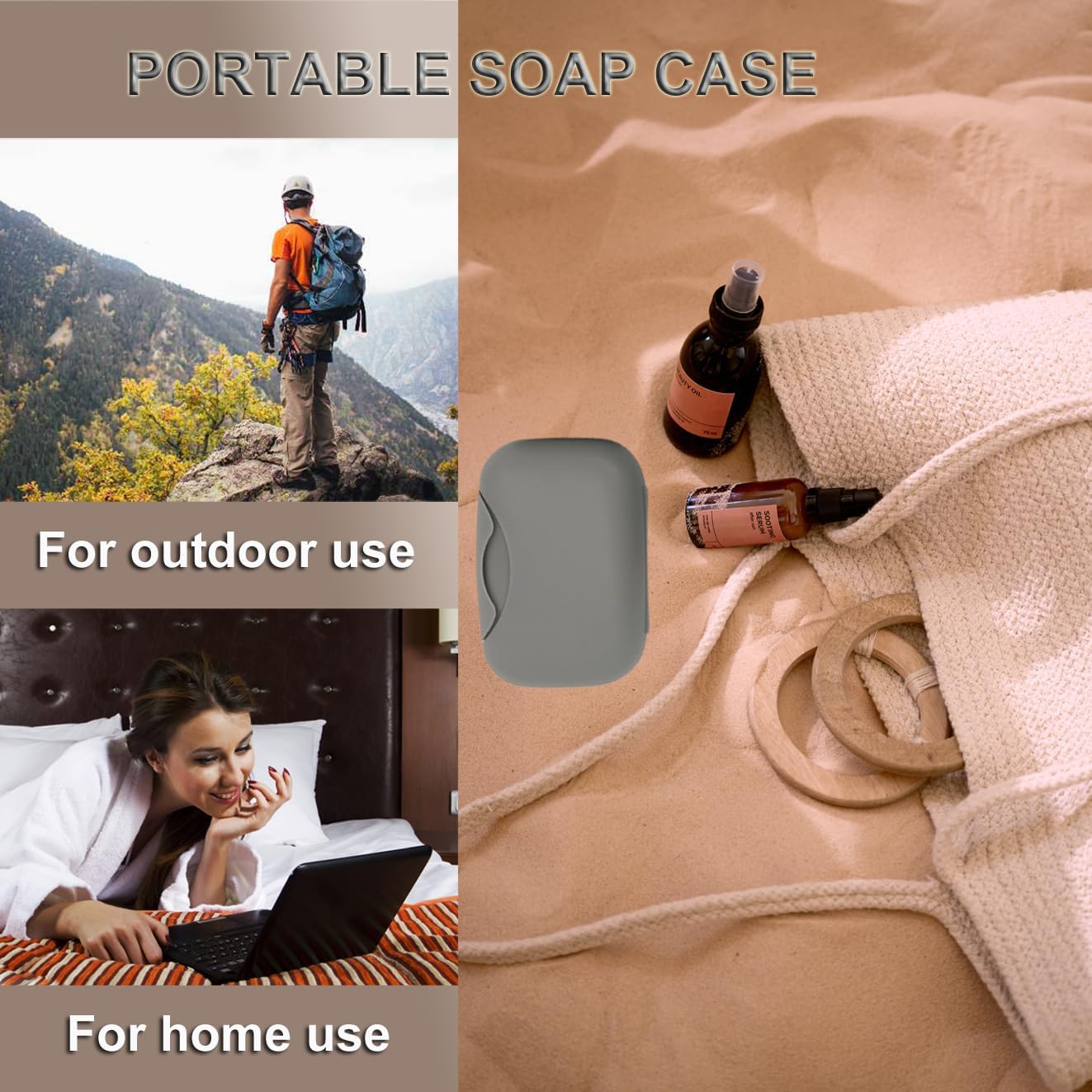 Vonpri Travel Soap Case with Lid - Compact and Durable