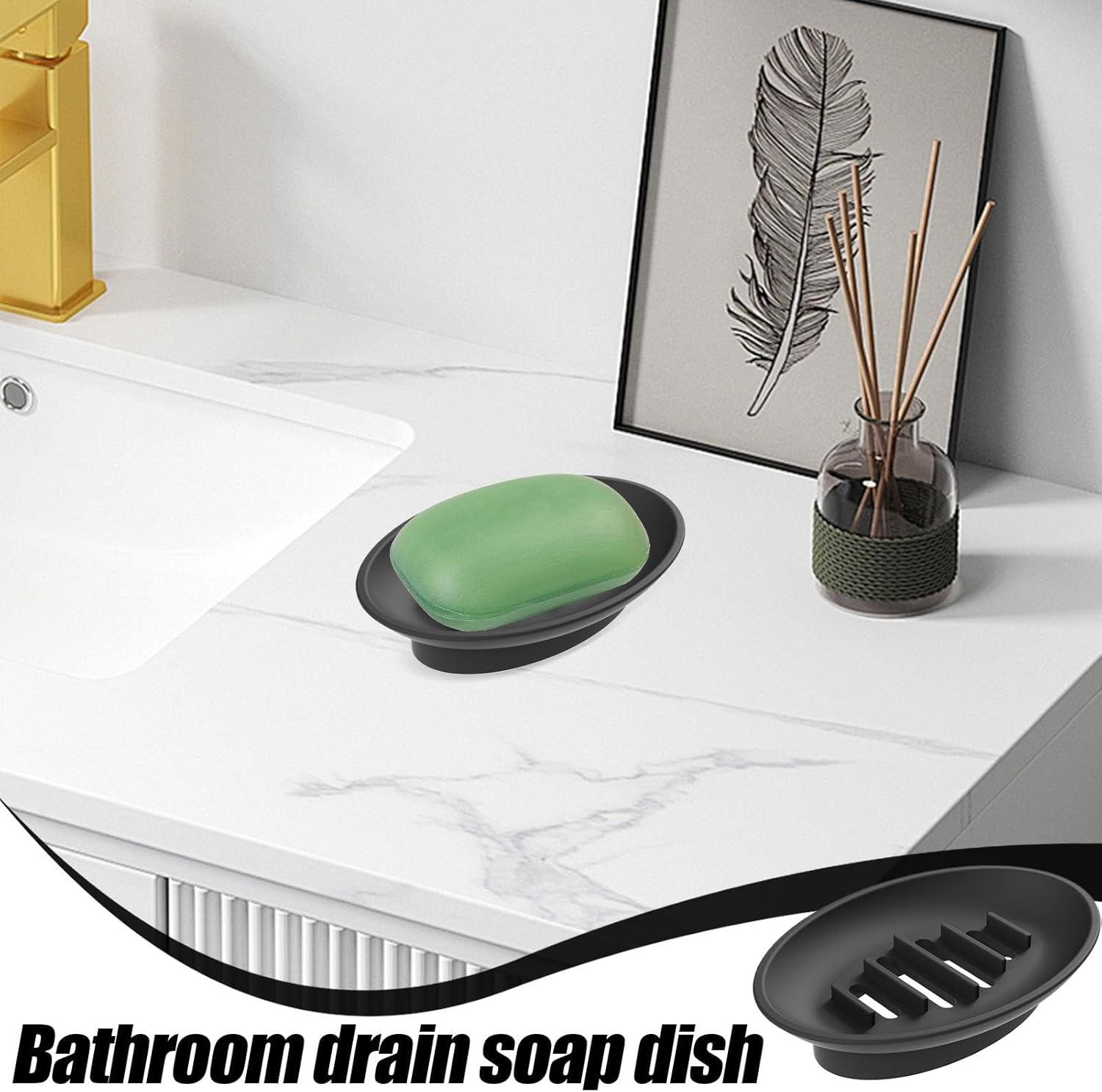 Eco-Friendly Silicone Soap Dish Holder