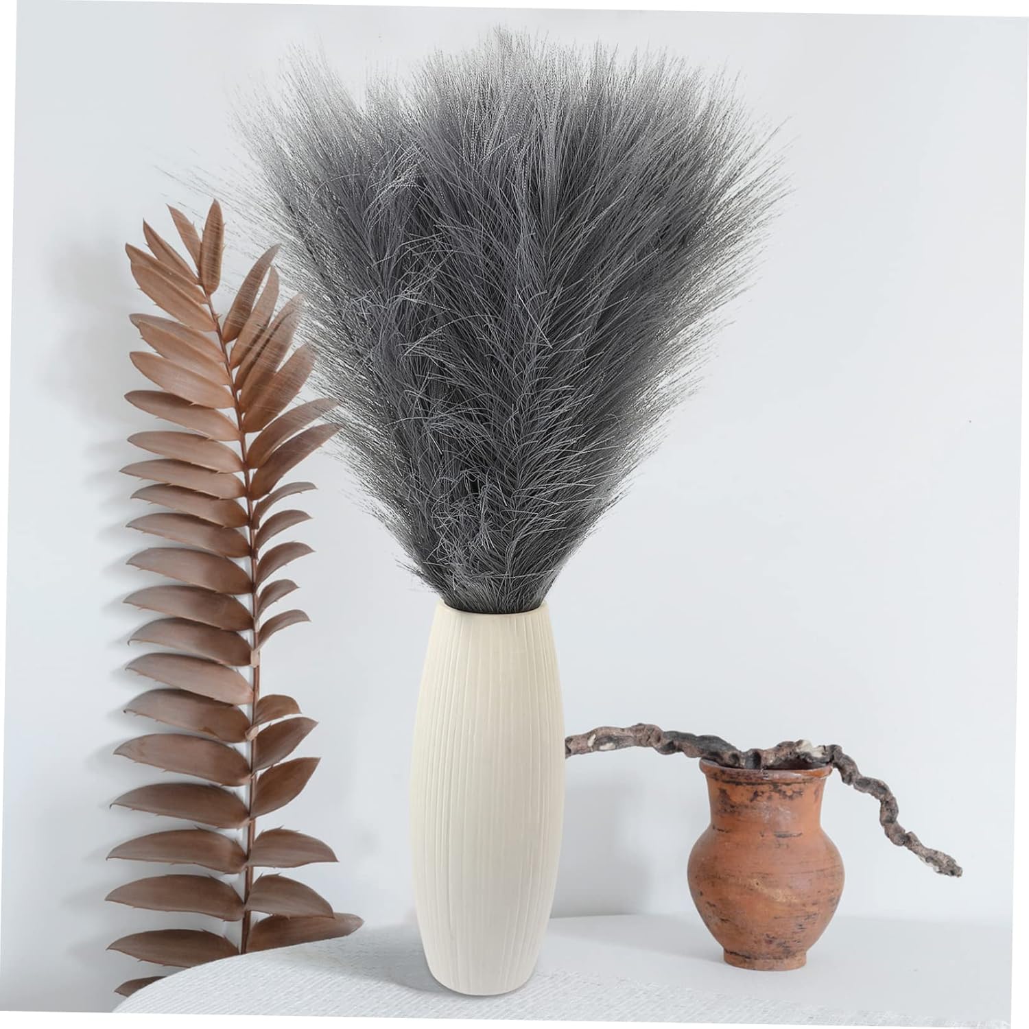 Yardenfun 20 Pcs Artificial Farmhouse Plumes Vase Fillers