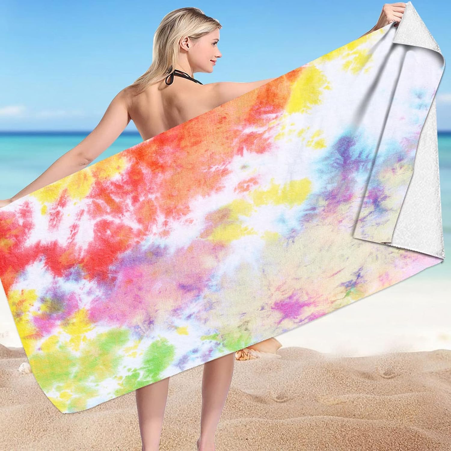Lightweight Microfiber Beach Towel - 30x60 Inch