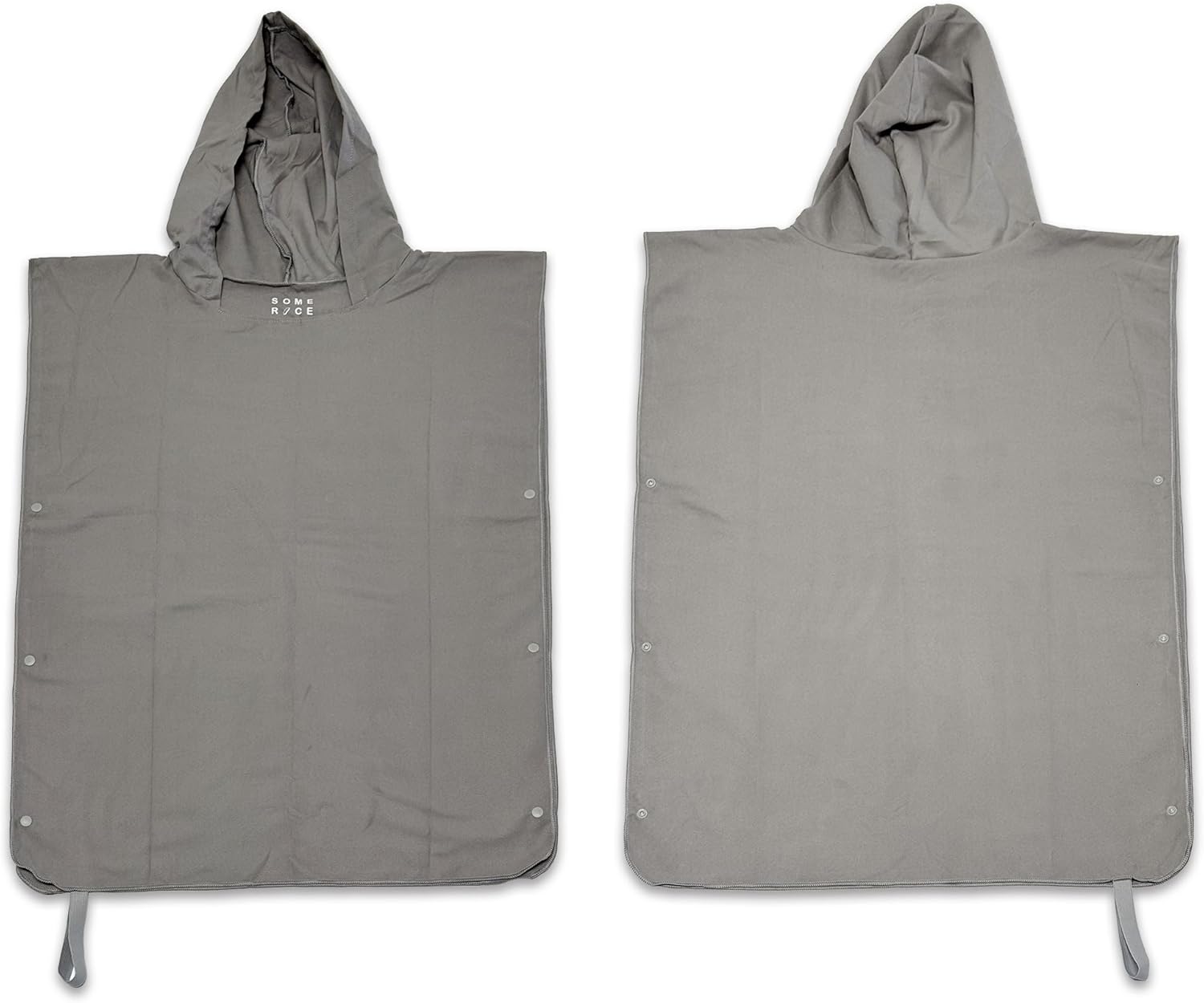 SOMERICE Changing Robe Surf Poncho - Light Gray Kids