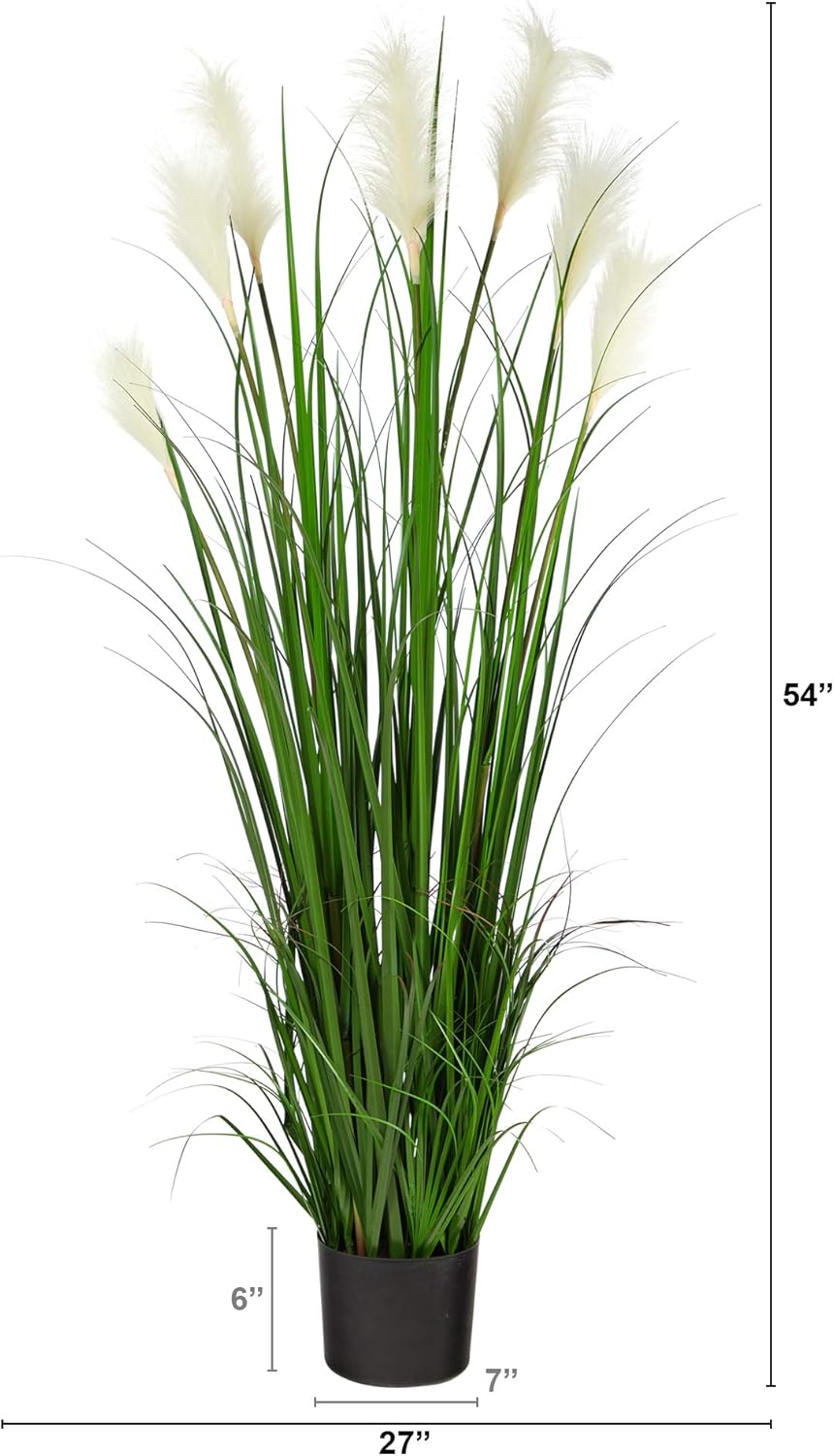 Nearly Natural 45ft Plume Grass Artificial Plant