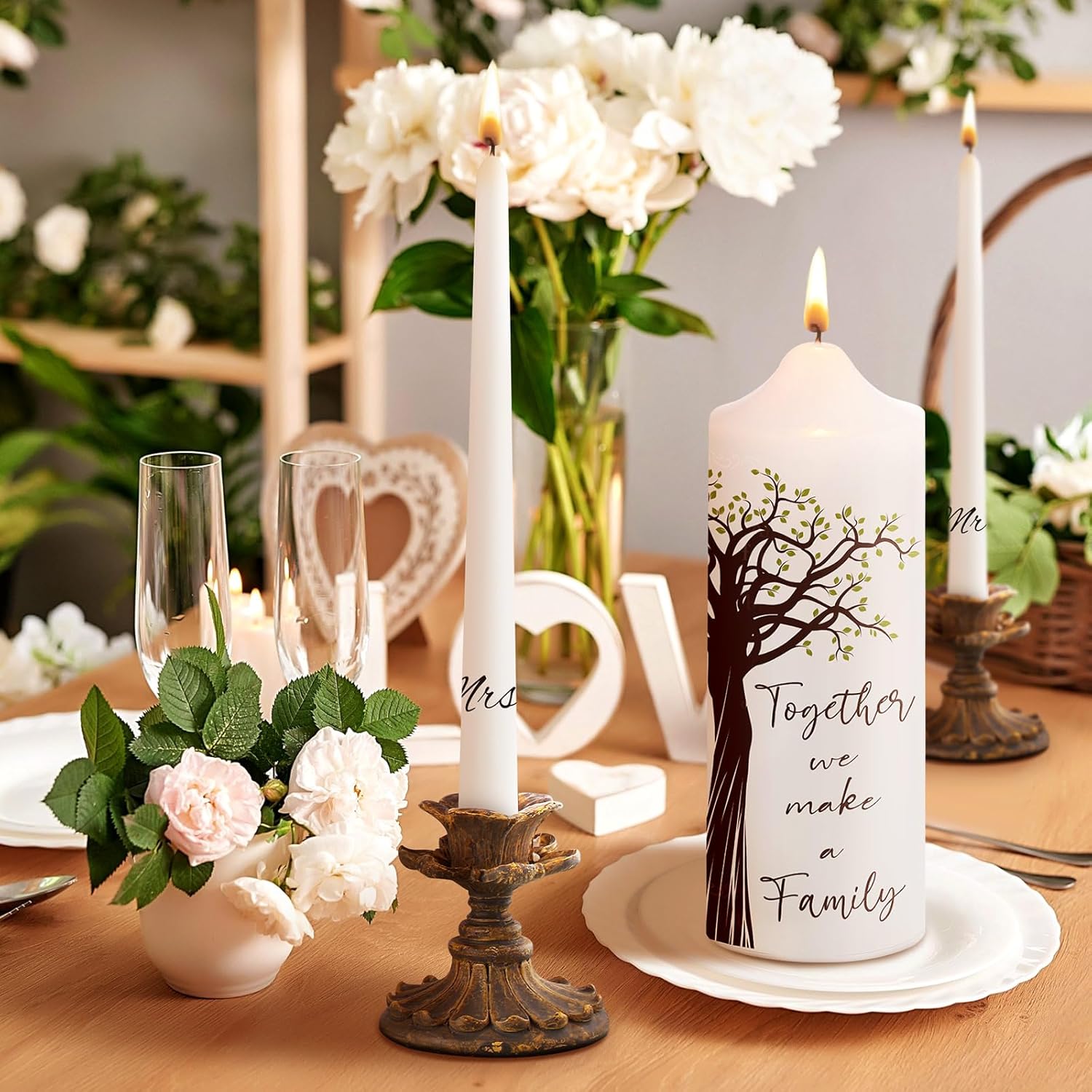 Frienda Unity Candles Wedding Ceremony Set 1