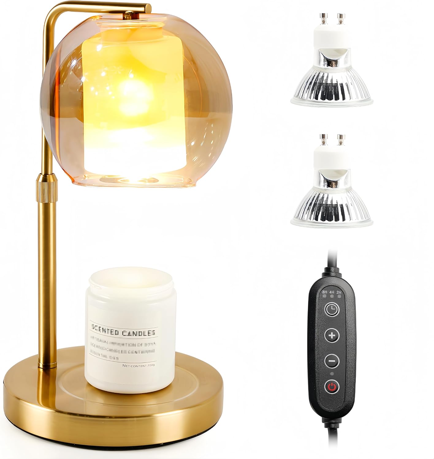 LUEUR Candle Warmer Lamp with Timer and 4 Brightness 1